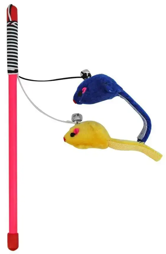 Brinquedo Gato Vara C Rato 26Cm Western Pet