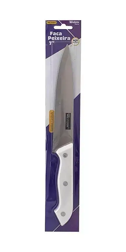 Faca Peixeira Cabo Branco 7´ 29,5Cm Western Home