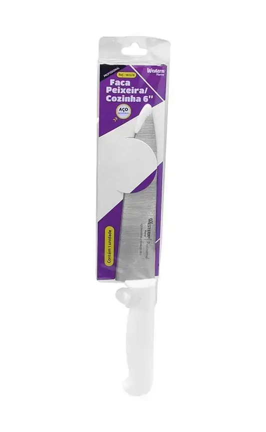 Faca Peixeira 6´ Cabo Branco 27,5Cm Western Home