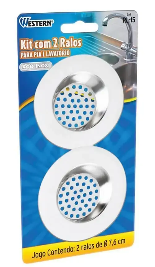 Ralos P Pia Aco Inox Jogo 2 Peças Western Home