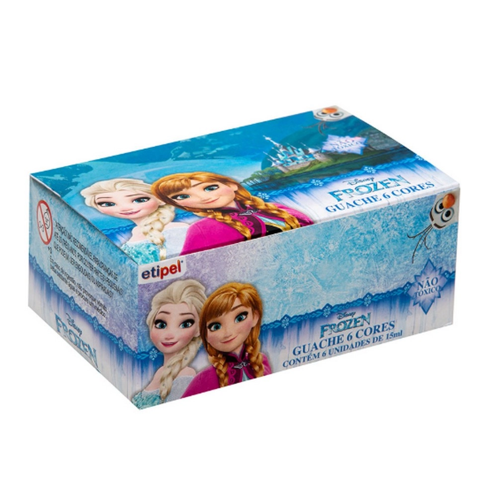 Guache Etilux 6 Cores Frozen