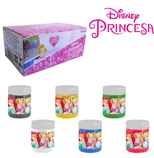 Guache Etilux 6 Cores Princesas