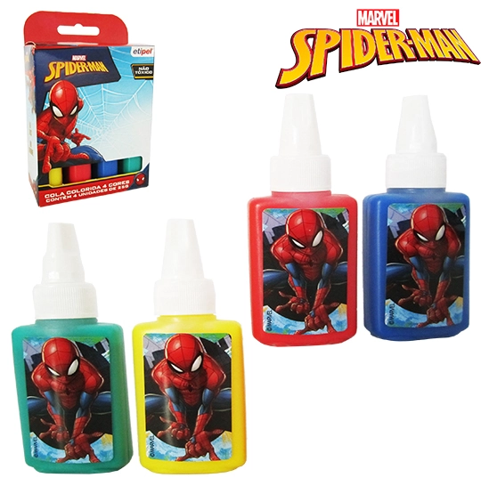 Cola Elitux Colorida 4 Cor Spiderm