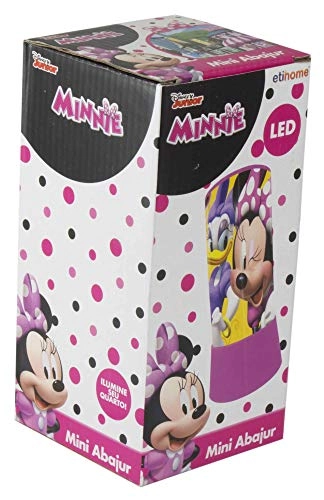 Minnie Abajur Luminaria Inf De Led A Pilha