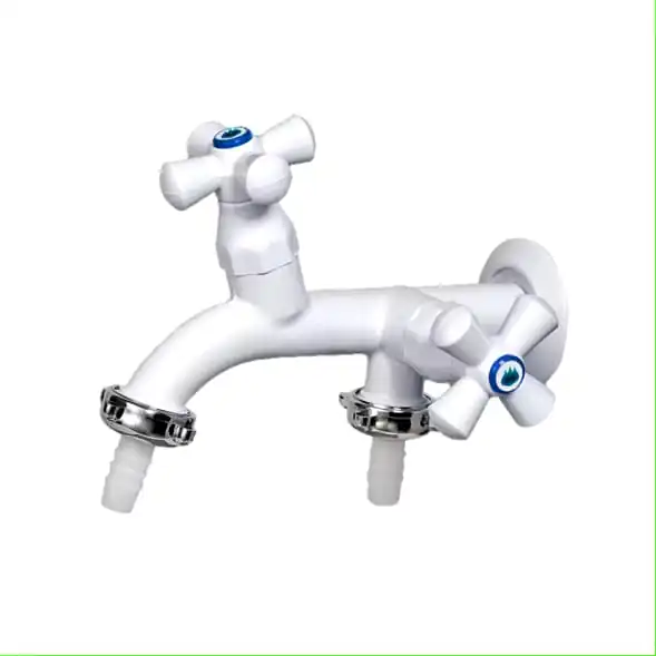 Torneira Para Máquina De Lavar Em Abs Branco Cruuzeta C36