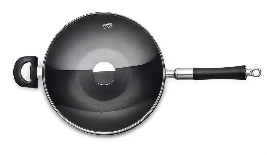 Wok Supra Antiaderente C/ Cabo TVT Grafife Mta 960