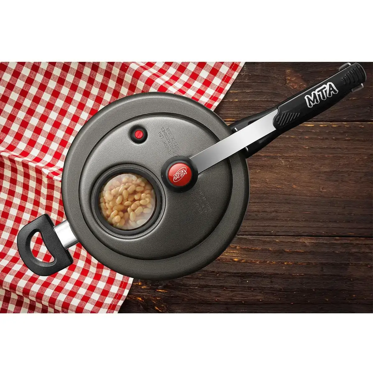 Panela de Pressão com Visor 4,5 L Grafite - MTA