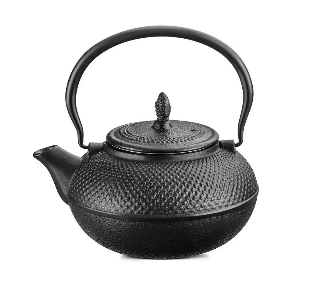 Chaleira De Ferro Com Cesto De Inox Preta MTA 9045