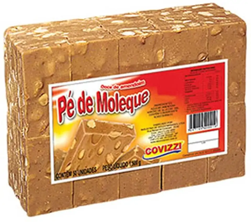 Doce Covizzi Barra 1 5kg Pe De Moleque