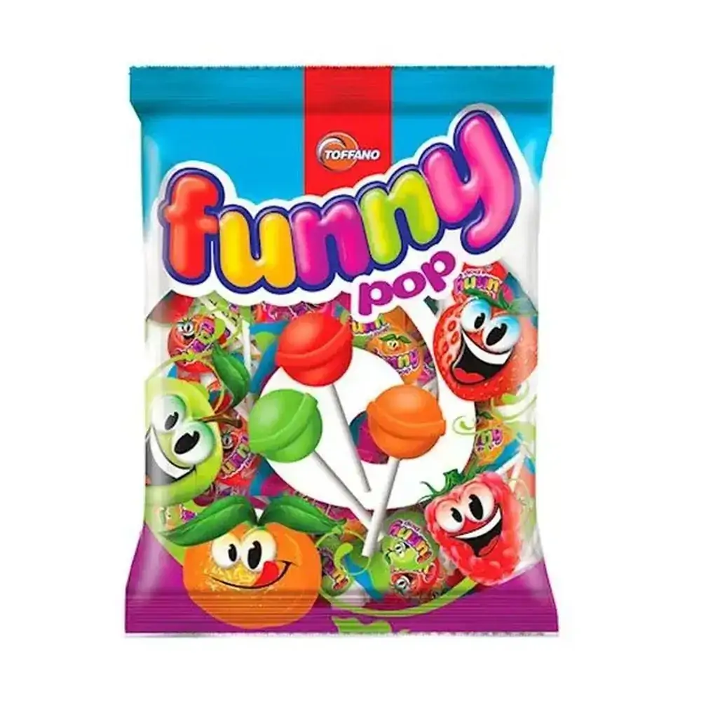 Pirulito Funny Pop Frutas 600gr