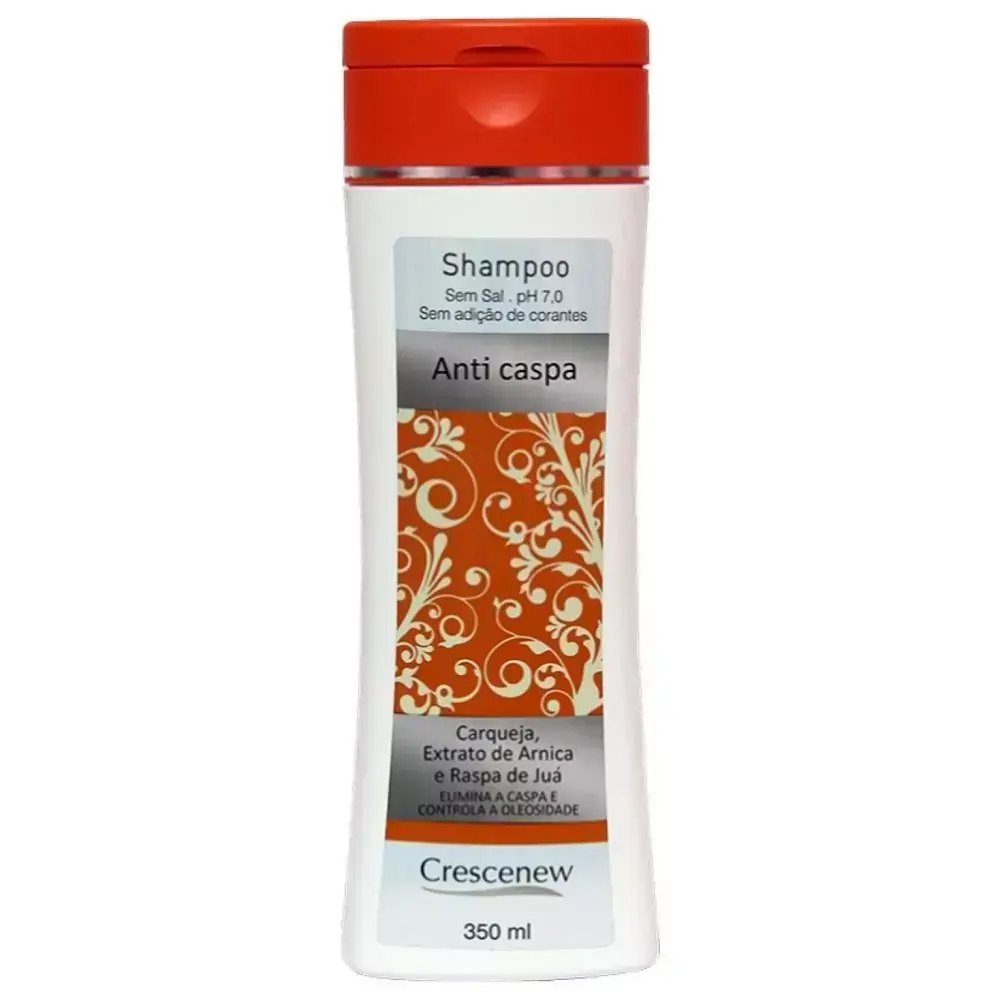 Shampoo Alecrim Anticaspa Seborreia 350 Ml Crescenew