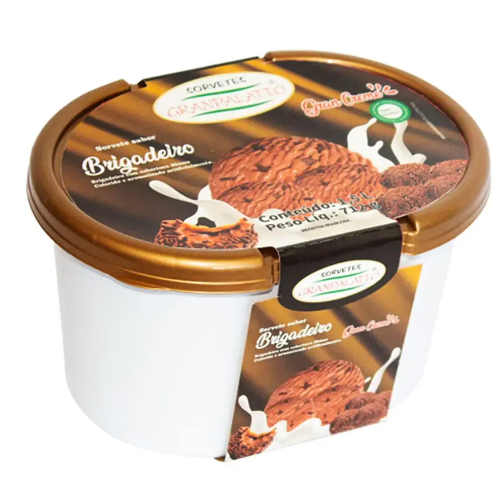 Sorv Granpalatto 1.5lt Brigadeiro