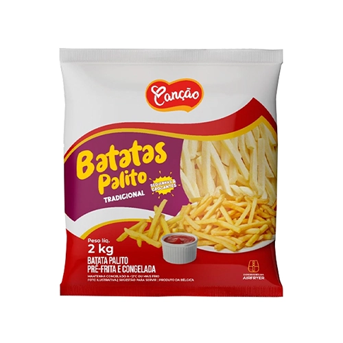 Batata Pre Frita Cancao Palito Tradicional 2kg