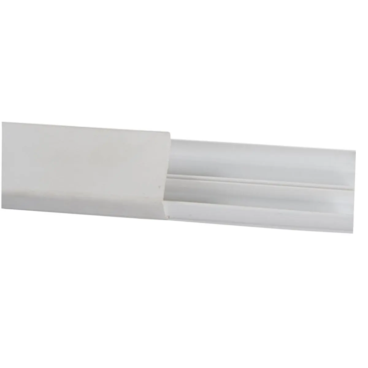 Canaleta Plástica Branca Instalações Elétricas Externas 20mmx2m - Plasbohn