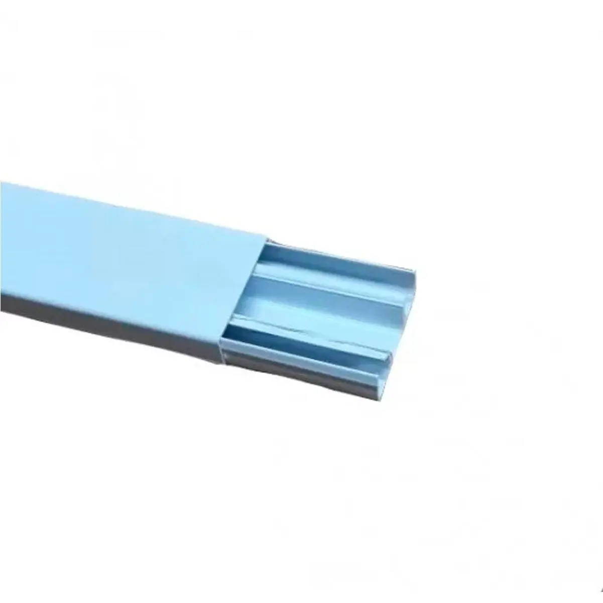 Canaleta Plástica Branca Instalações Elétricas Externas Com Divisória 50mm X 2,10 Metros - Plasbohn