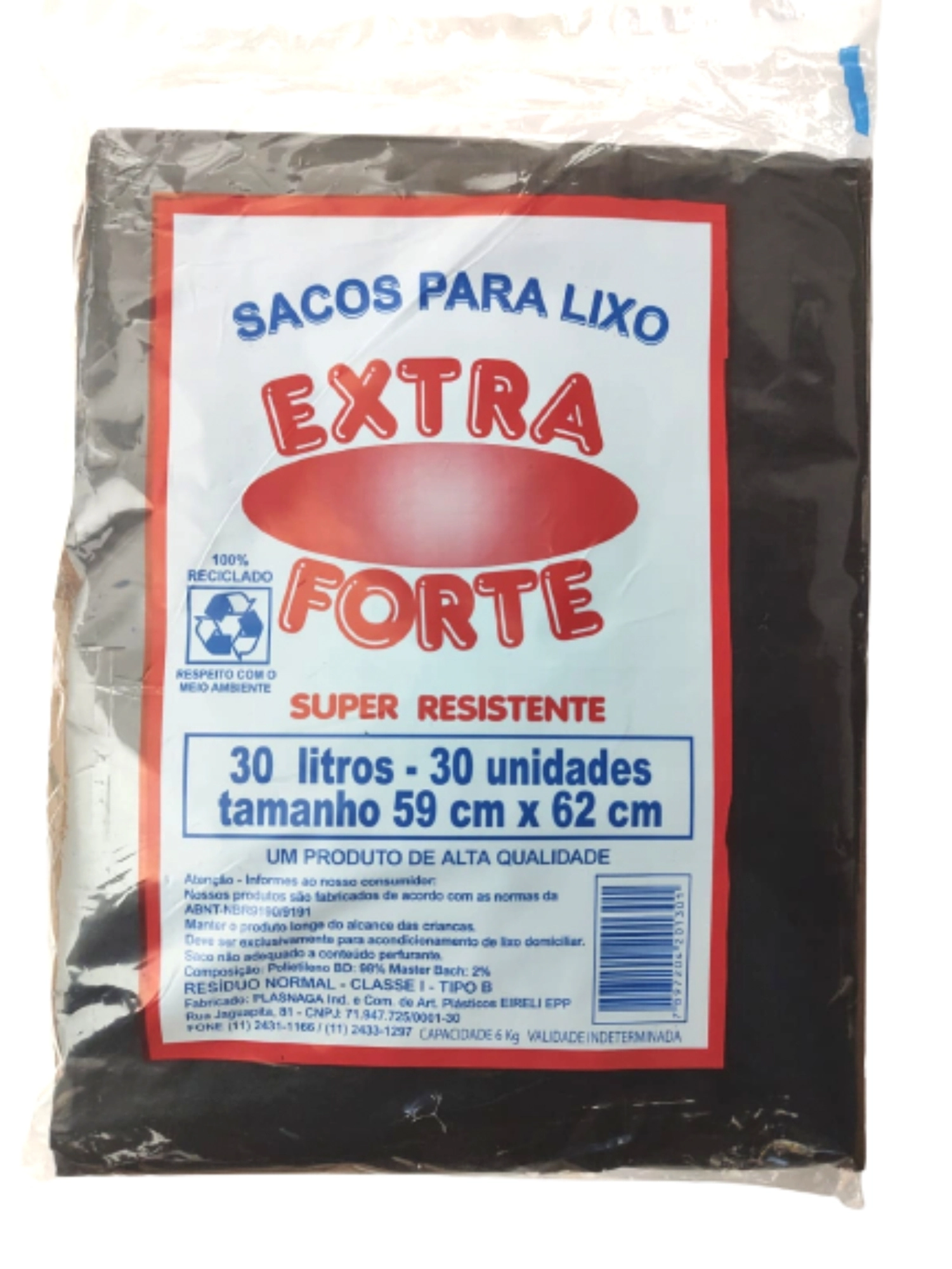 Saco Lixo Naga Ext Fort Pre