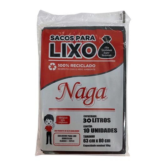 Saco Lixo Naga Azul C/10
