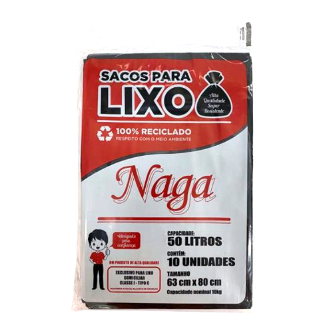 Saco Lixo Naga Azul C/10