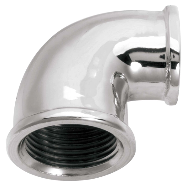 Joelho de Redução 90° Latão 22mmx15mm ou 3/4"x1/2" Blukit