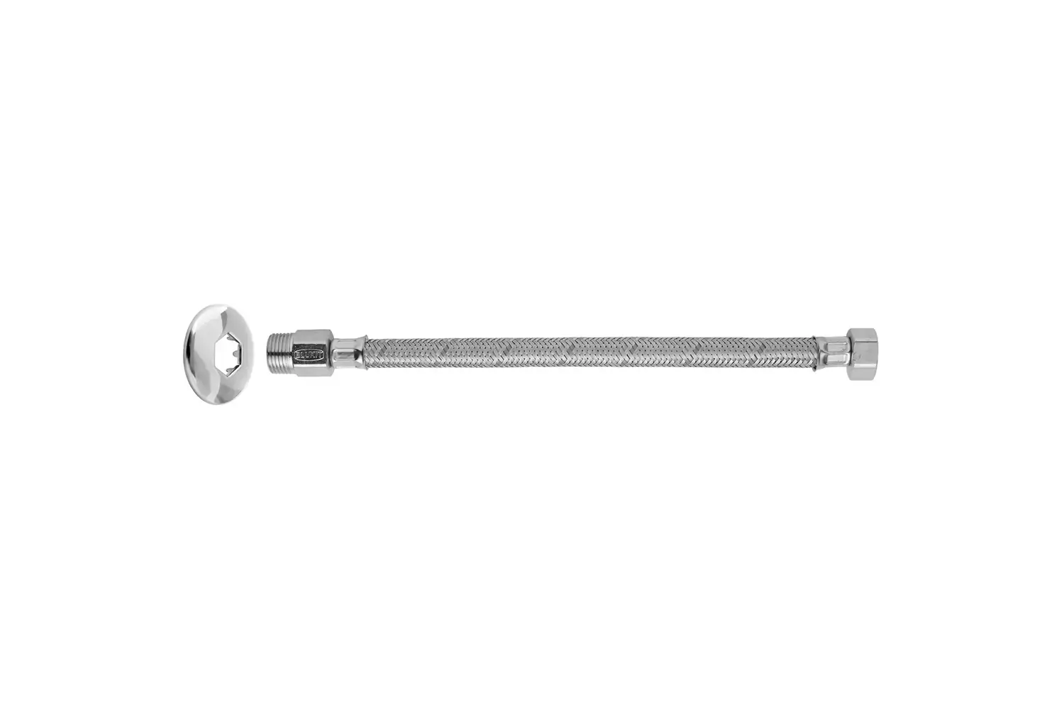 Engate Flexivel Inox 1/2 40cm Blukit