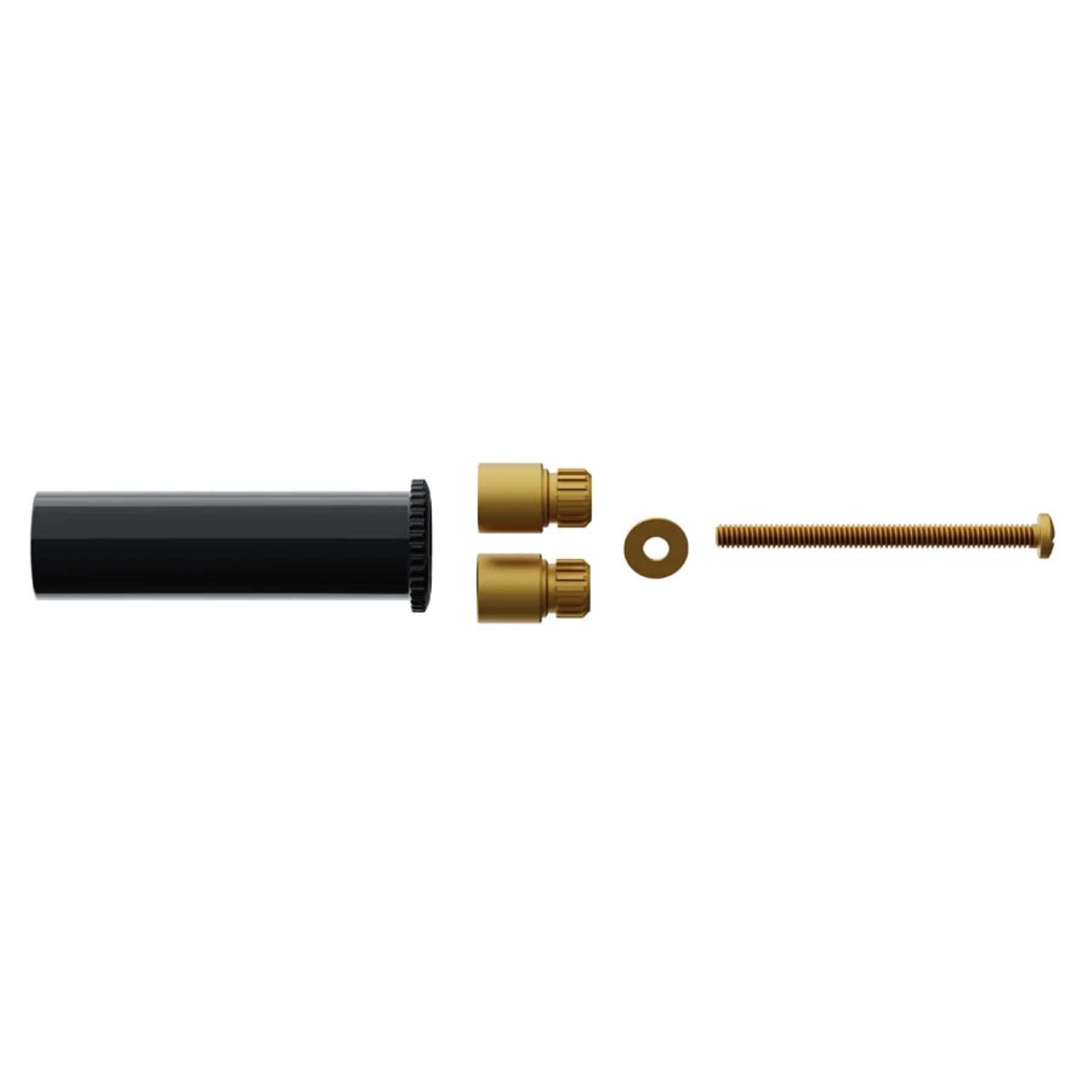 Prolongador Para Registro Abs Preto Deca 20mm Blukit