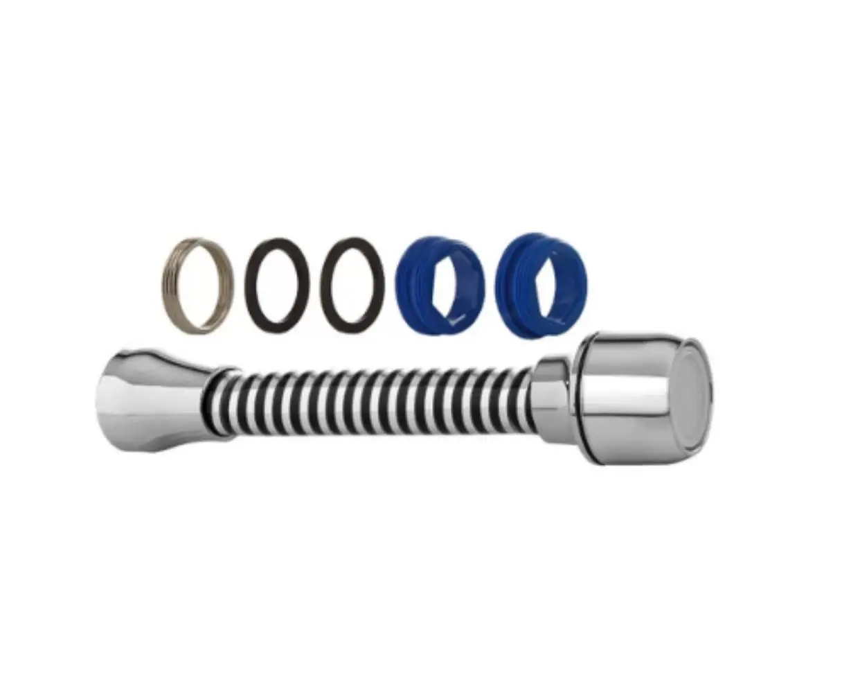 Extensor Abs Cromado Para Torneira Com Rosca 140,0mm Blukit