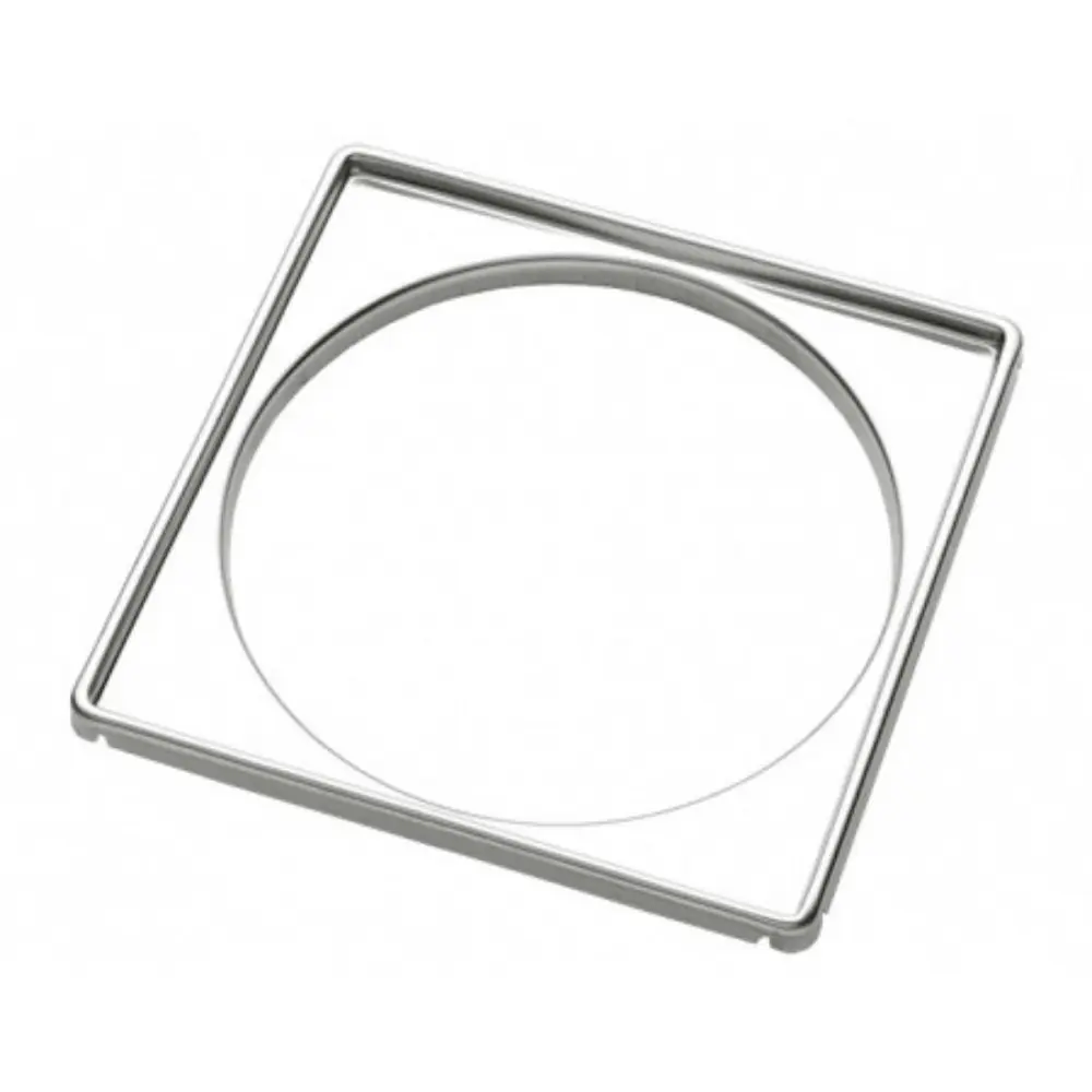 Porta Grelha Quadrada Inox 150mm