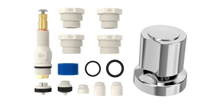 Kit Facil Para Registro 9 Em 1 com Acabamento C40 Blukit