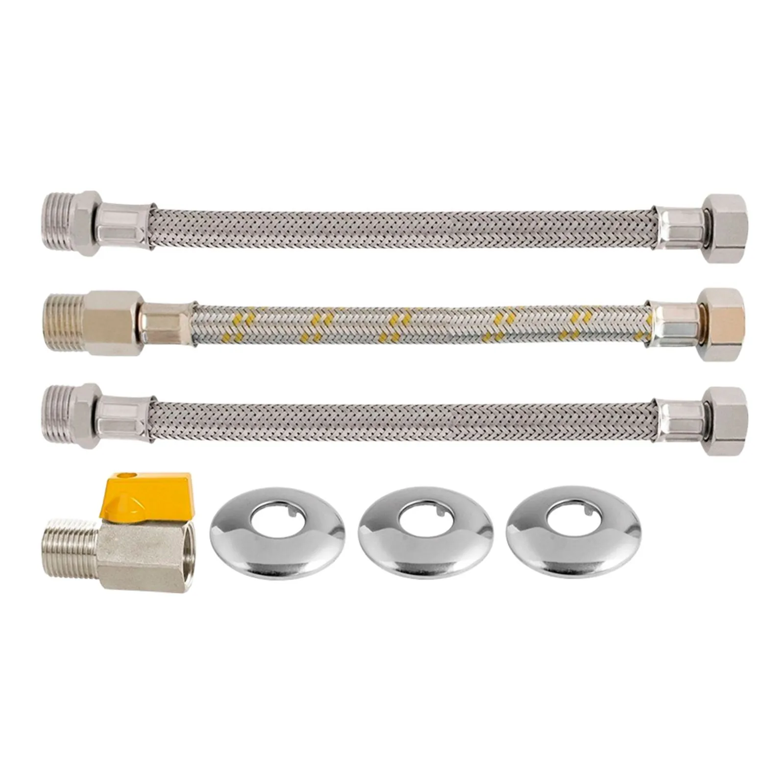 Kit Aquecedor de Passagem com Mini Valvula Flexivel 40cm Blukit