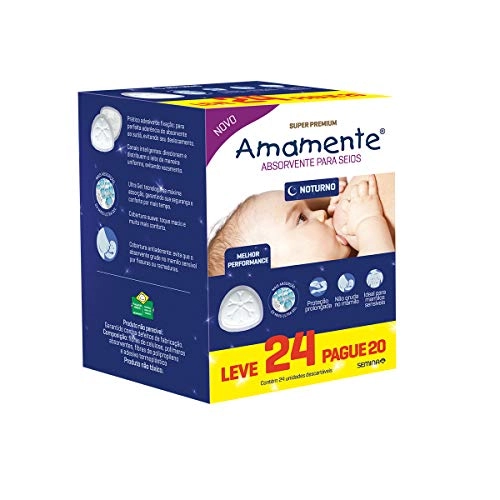Absorvente Para Seios Amamente Leve 24 e Pague 20