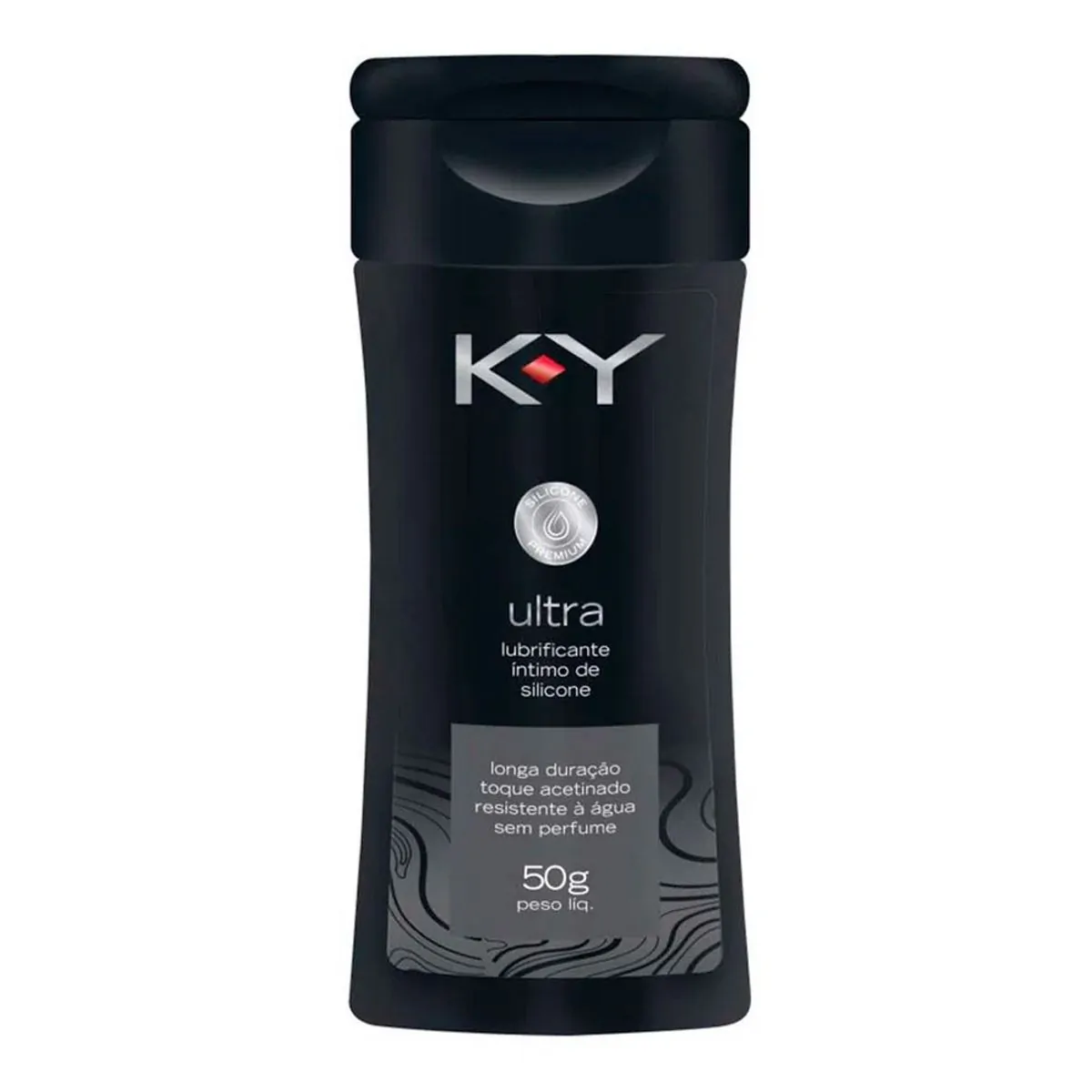 Lubrificante íntimo Silicone Sem Perfume Ultra K Y Caixa 50g