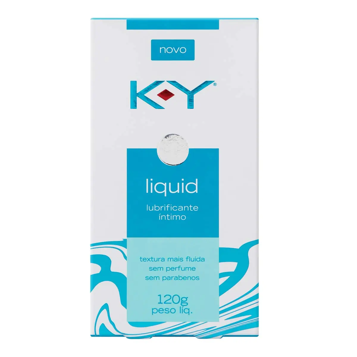 Lubrificante íntimo Sem Perfume K Y Liquid Caixa 120g