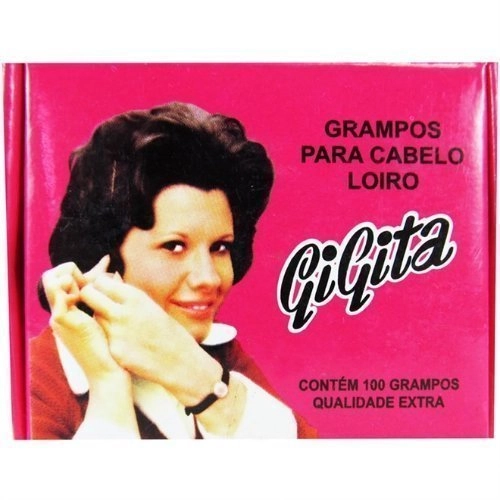 Grampo Para Cabelo 100 Unidades N5 Loiro Gigita
