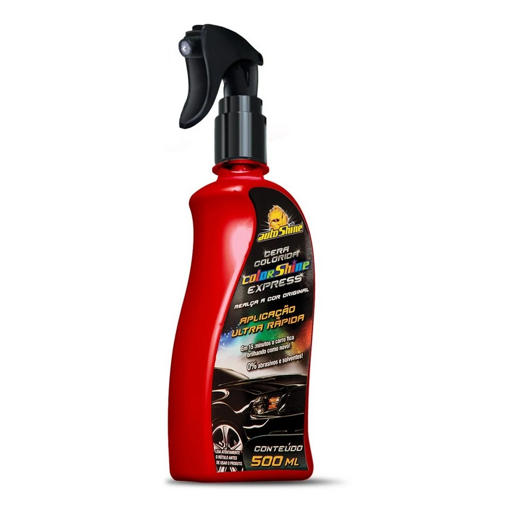 Cera ColorShine Express Vermelha 500ml - AUTOSHINE 21740