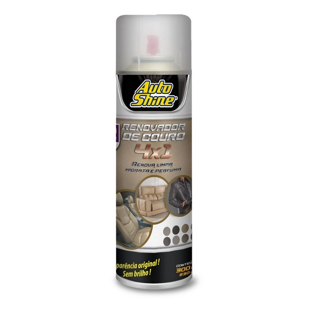 Hidratante de Limpeza de Couro 4X1 300ml - AUTOSHINE 11525