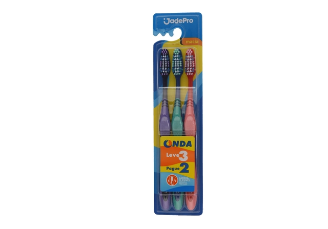 Esc.dental Jadepro 819 Onda, Macia, Cart. 03 Un.