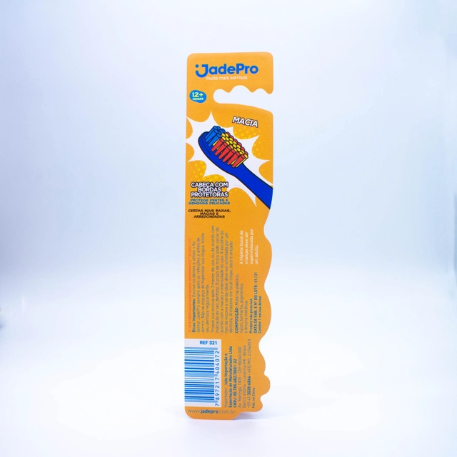 Escova De Dentes Infantil Jadepro Dc Super Friends Macia 1u