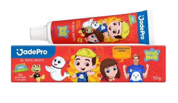 Gel Dental Jadepro Infantil, Lucas Neto 50g