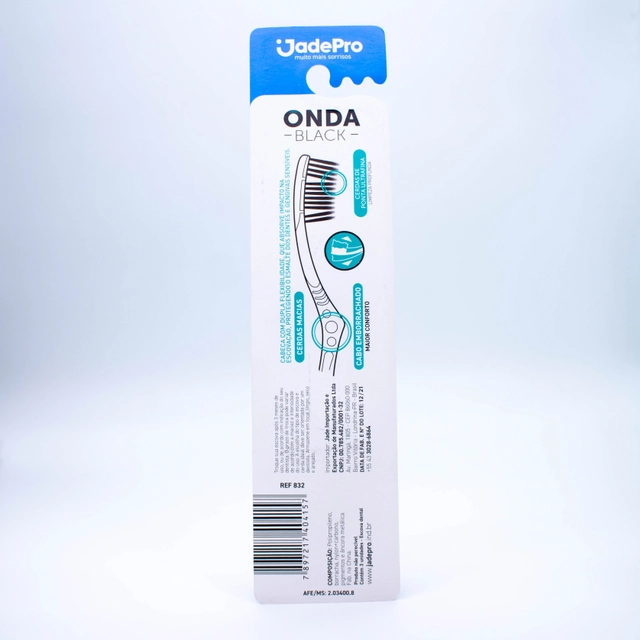Escova De Dentes Jadepro Onda Black 3und
