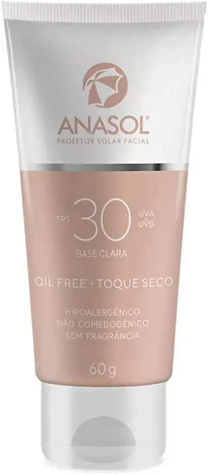 Anasol Prot Sol Fac Fps 30 Base Clara