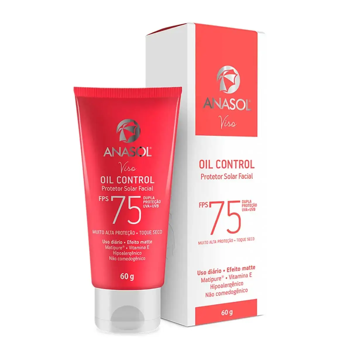Protetor Solar Facial Oil Control Fps 75 - Anasol Viso