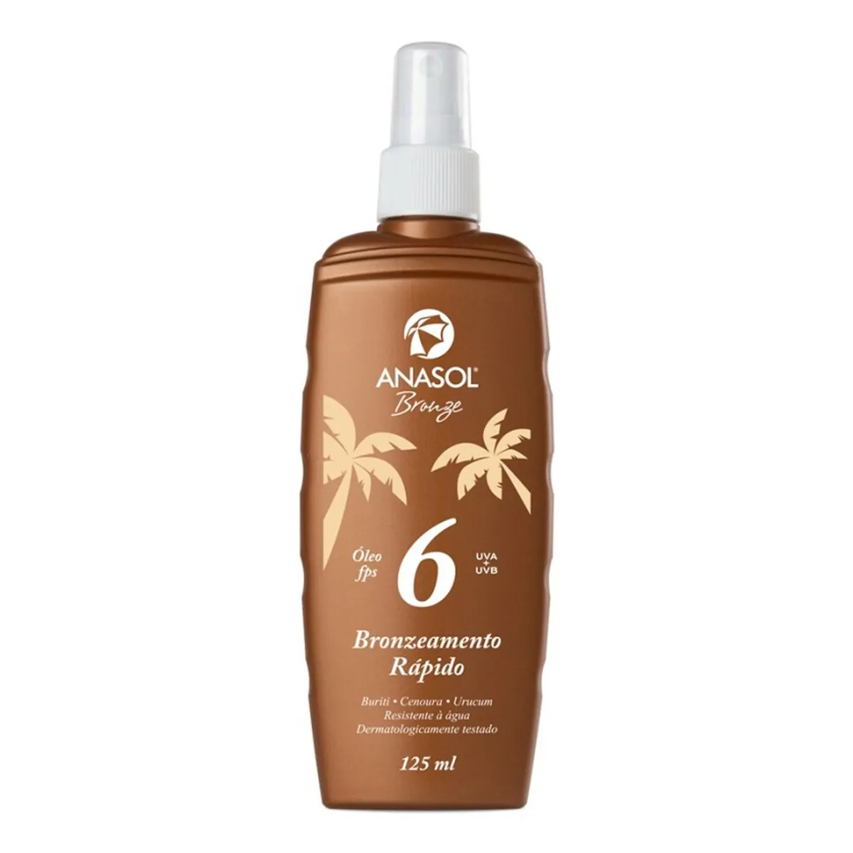 Óleo Bronzeador FPS6 Proteção UVA/UVB - Anasol Bronze