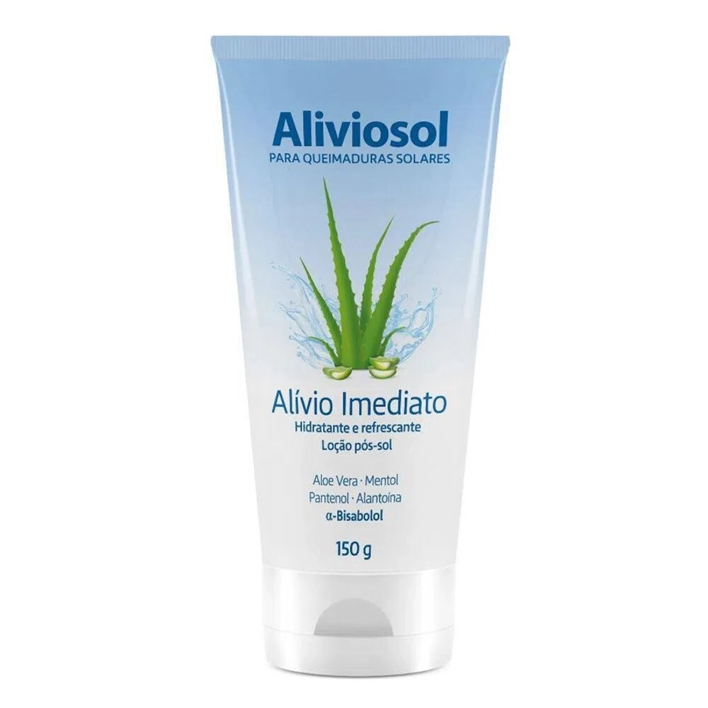 Pós Sol Loção Hidratante Aliviosol Alívio Imediato Bisnaga 150g