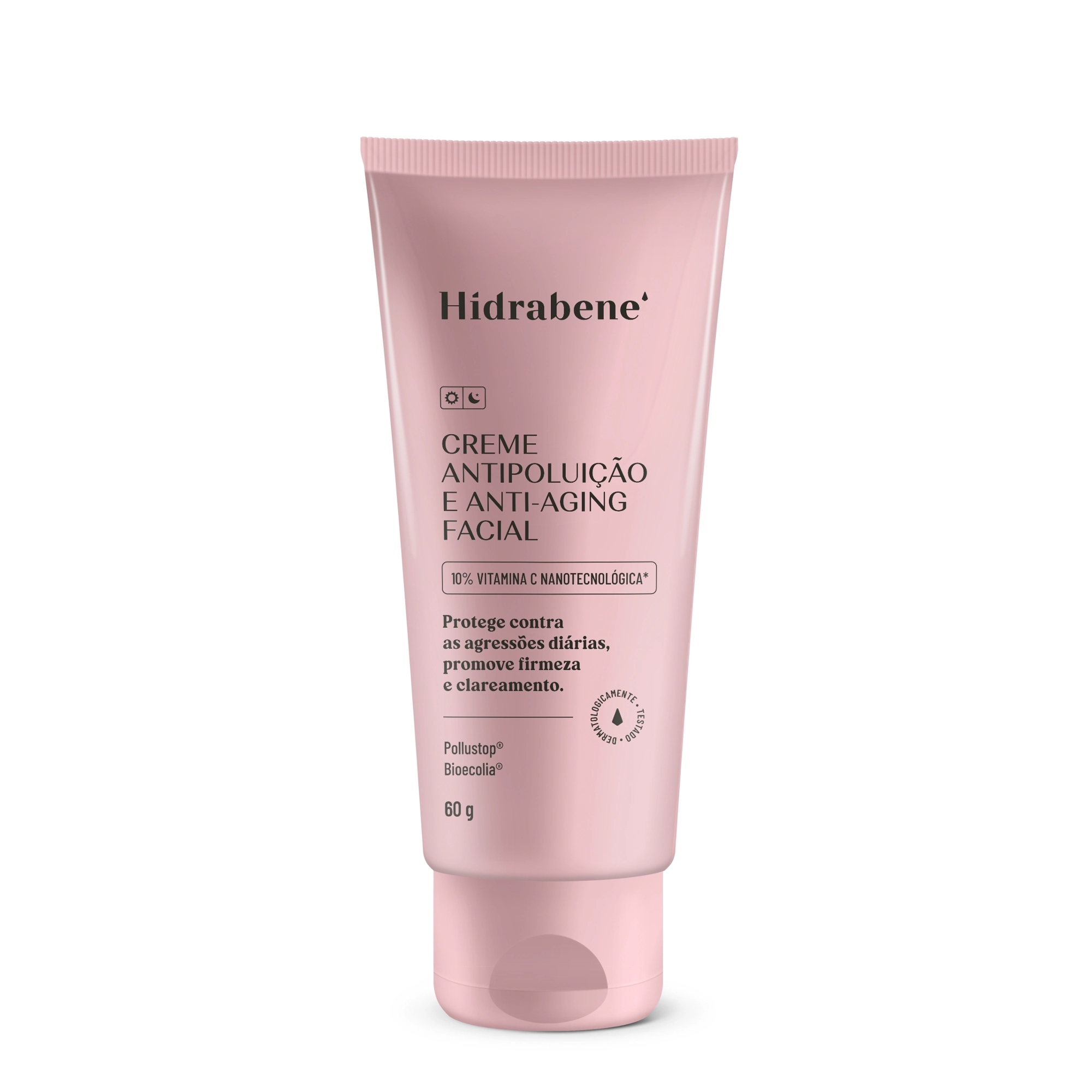 Creme Facial Antipoluição Com 10% Vitamina C Hidrabene