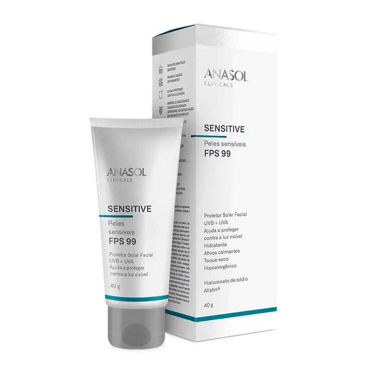 Anasol Protetor Solar Facial Sensitive FPS 99 40g