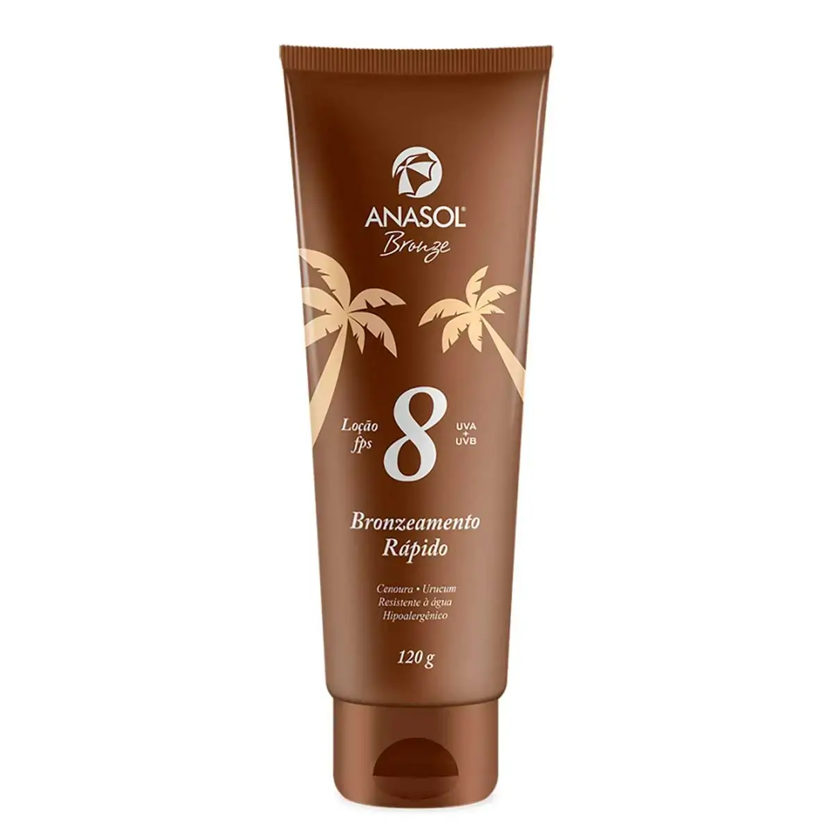 LOÇÃO BRONZEADORA ANASOL BRONZE FPS8 - 120G