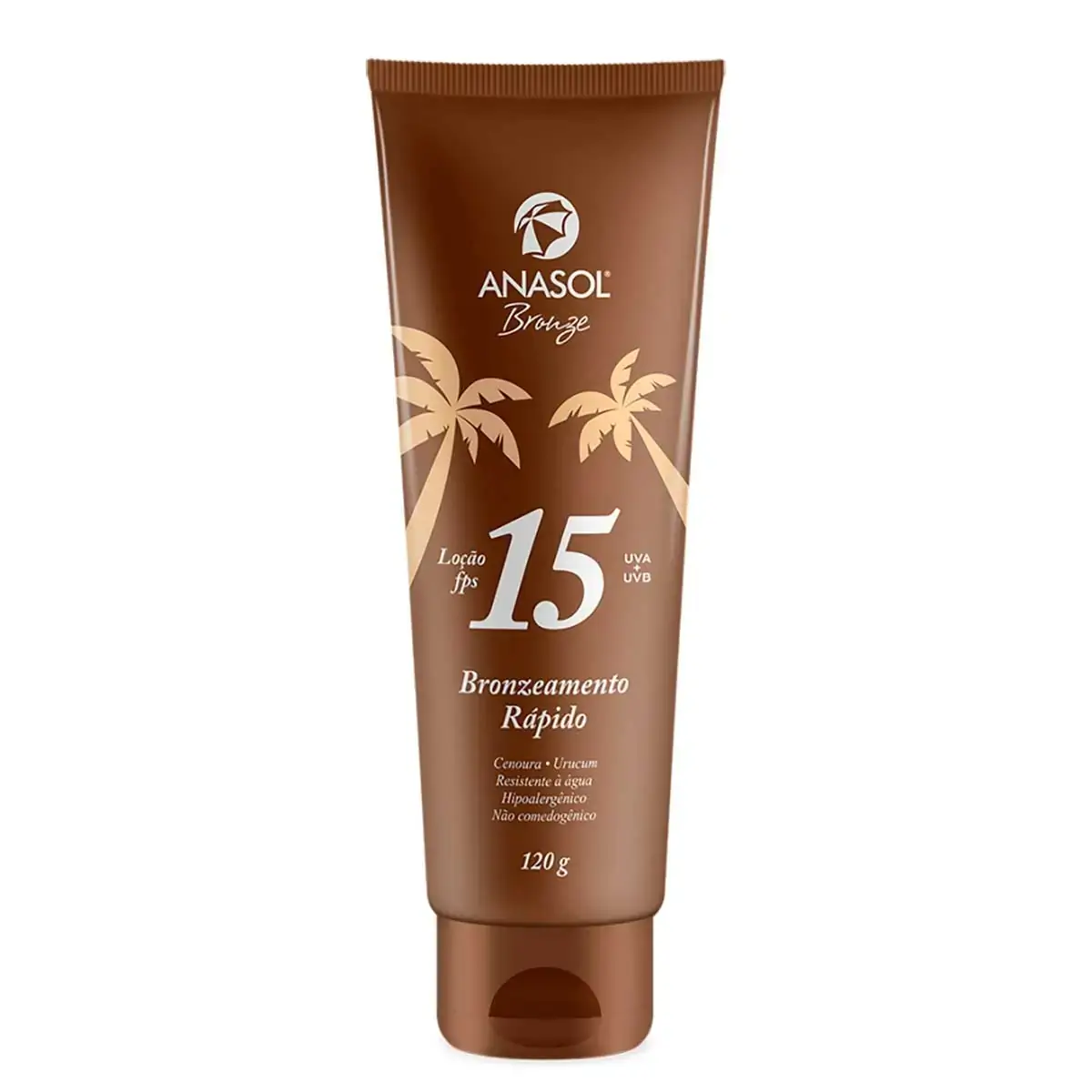 Anasol Loção Bronzeadora FPS15 120Ml - Anasol Bronze