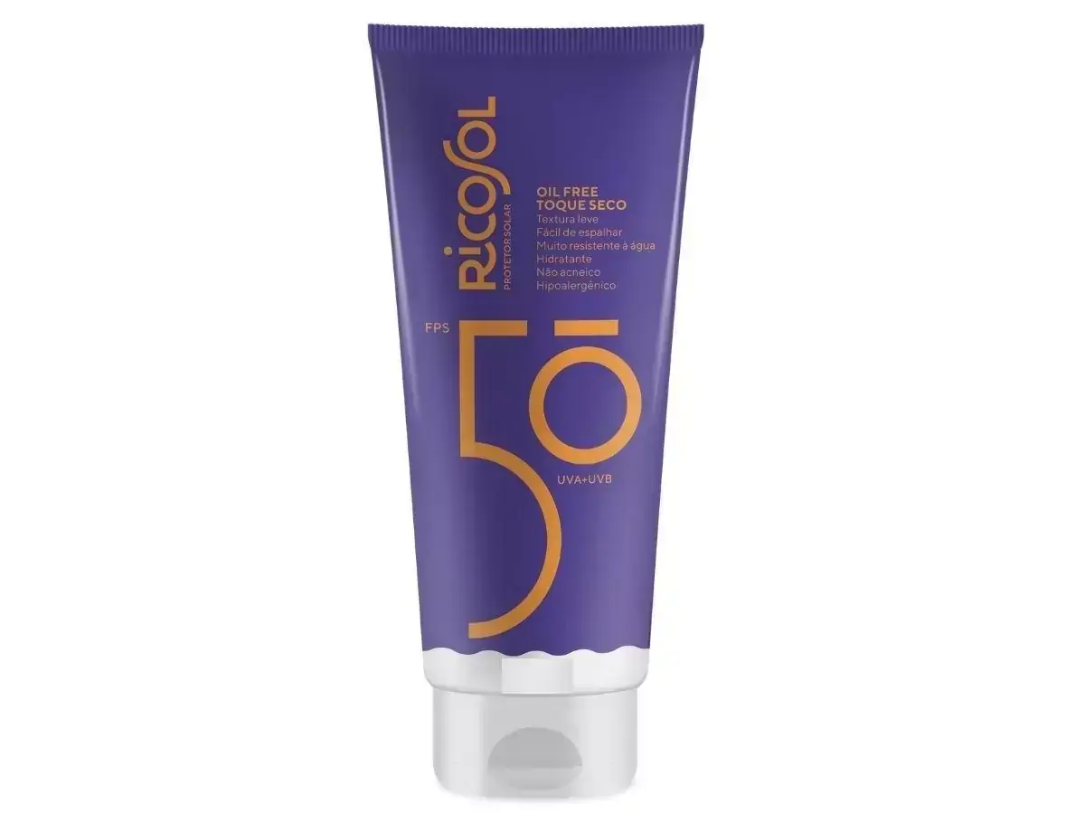 Protetor Solar Vagano Ricosol Fps50 Toque Seco Oil-free 180g