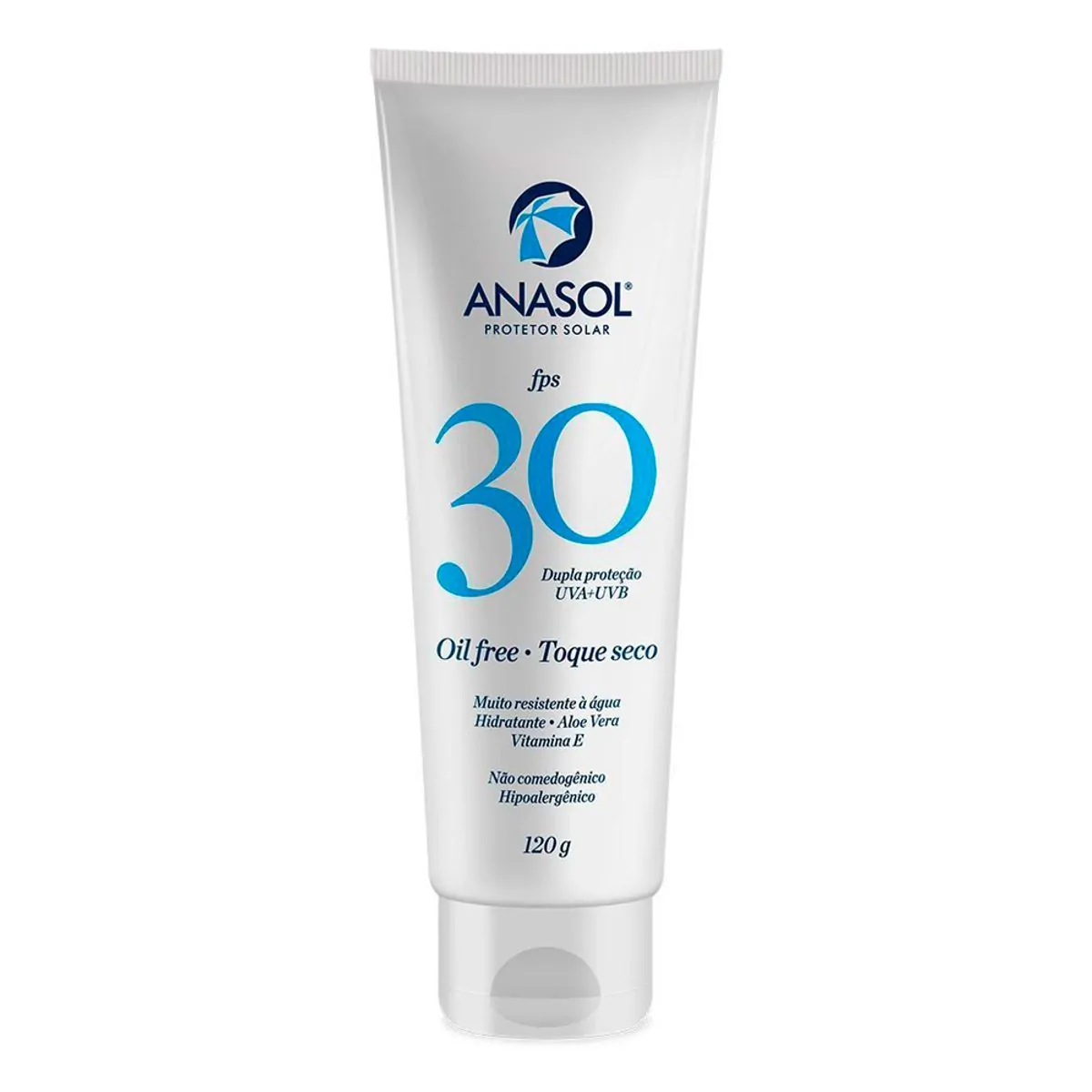 Protetor Solar Loção Toque Seco Fps 30 Anasol Bisnaga 120g