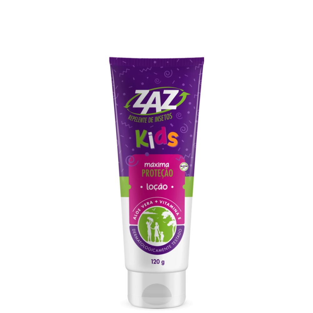 Repelente De Insetos Zaz Kids Loã ã O Com 120g